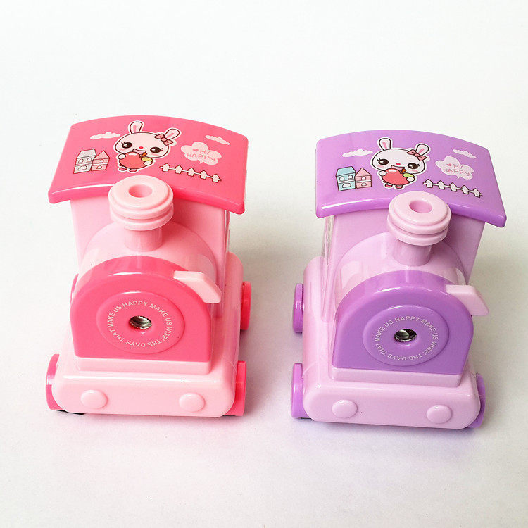 三众创意卡通大火车削笔器削笔机学生手摇卷笔刀转笔刀铅笔刨