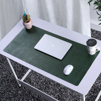 The top layer of the genuine leather office desk pad is pure cowhide, the writing desk pad is a computer mouse pad, and the leather pad of the writing desk has an extremely large lock edge thumbnail 3