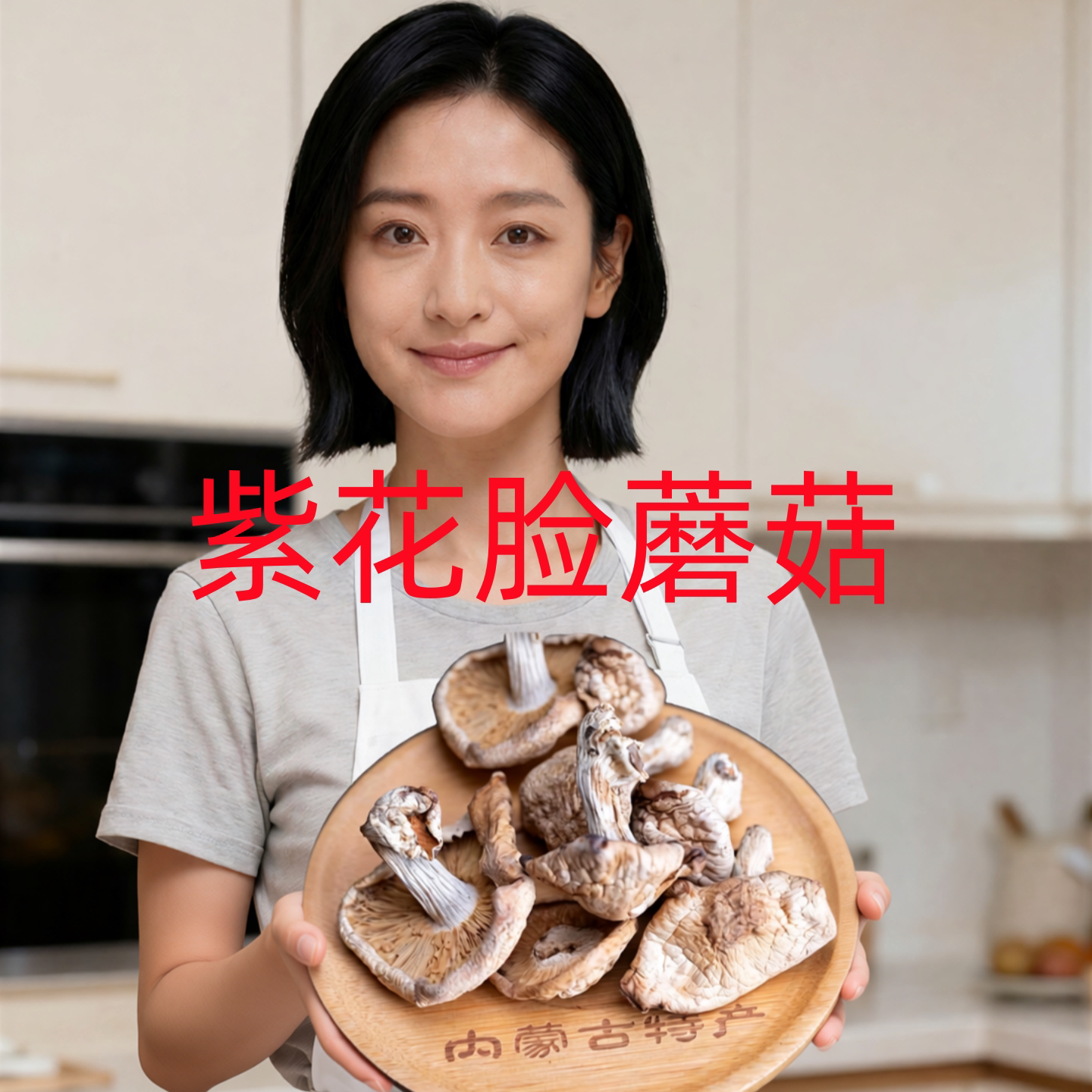 东北紫花脸大白蘑紫云盘紫丁香蘑紫内蒙古紫香蘑野生蘑菇干货