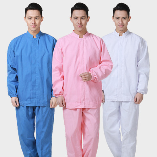 食品厂男女工作服套装长袖