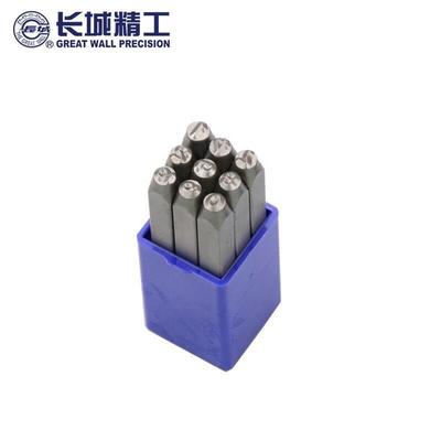 长城精工钢字码数字钢号码钢印0-9字模刚字头打号码冲字工具10mm4