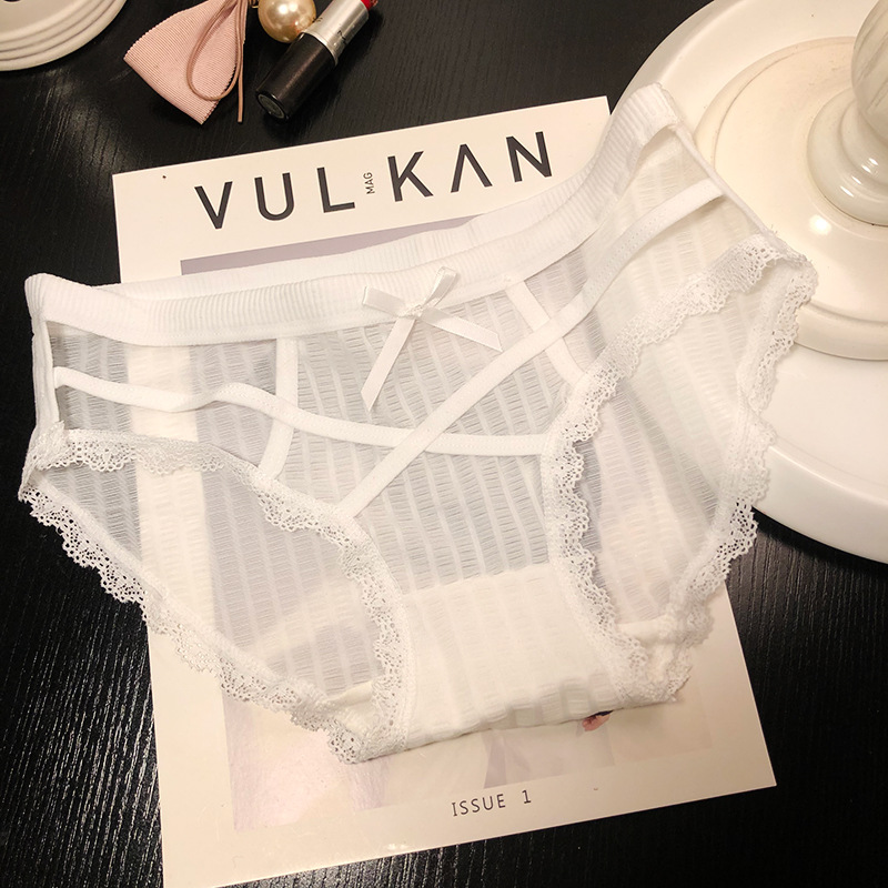 性感内裤女透视网纱3送1