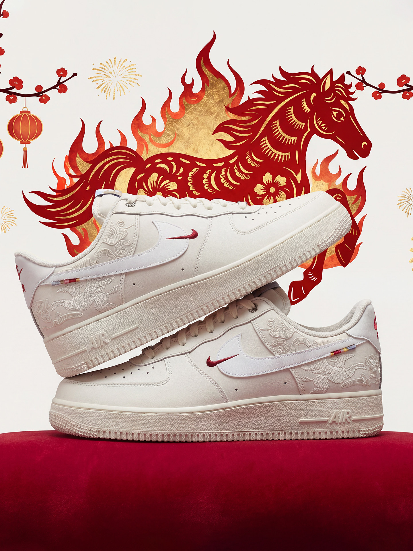 Повседневные кроссовки Nike Nike Air Force 1 Pegasus Pack AF1 Year of the Horse Limited IQ1119 Изображение 1