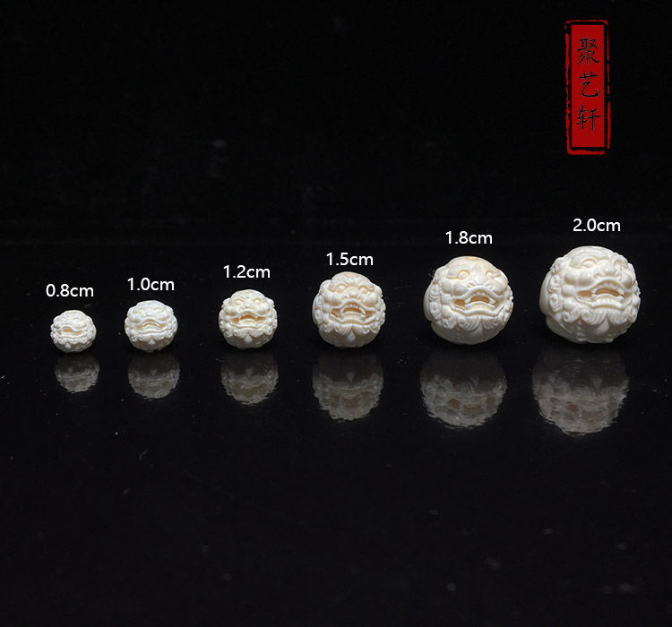 天然精工雕刻貔貅配饰手串散珠