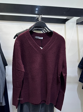 ZARluvip查罗秋季新款女装宽松简约V领长袖针织衫女毛衣女1509002