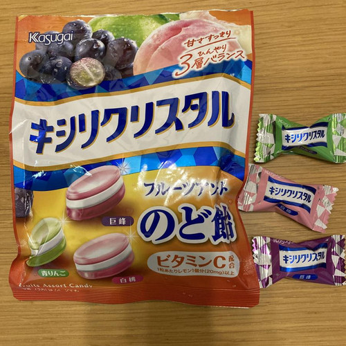 日本 春日井水果什锦木糖醇润喉糖67g