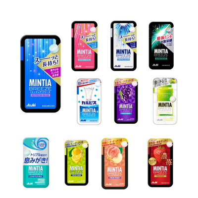 日本 朝日asahi 清爽劲凉薄荷水果糖