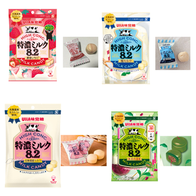 日本 uha特浓8.2牛奶糖散装抹茶盐奶味