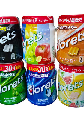 日本 clorets卡夫薄荷水果味口香糖 泡泡糖