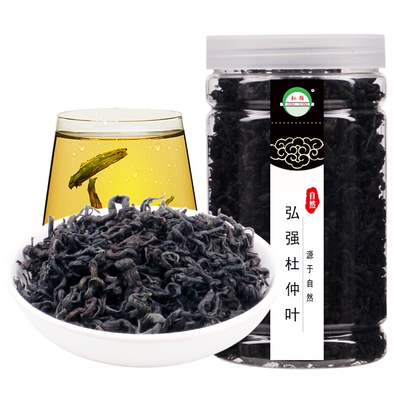 弘强杜仲叶野生古树杜仲叶嫩芽张家界雄花杜仲农升级款乐扣罐300g