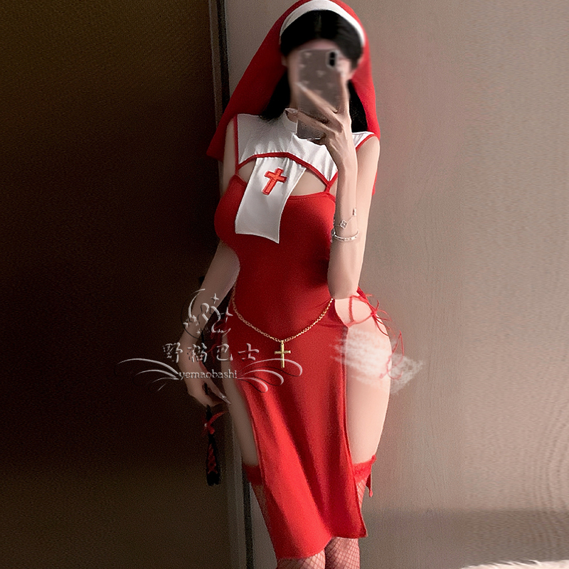 爱的祈祷~修女cos服性感万圣节