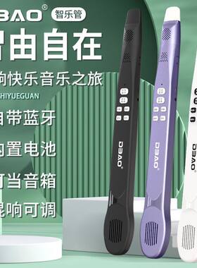 网红电乐管自动挡笛子中老年人好学乐器智乐管不压键指法零基础笛