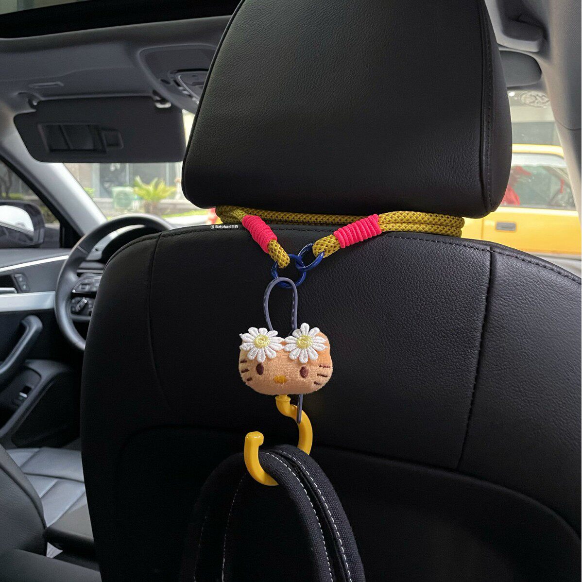 Gotobed原创Kitty汽车座椅车载挂钩运动头枕特斯拉后排椅背收纳