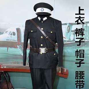 纯棉布料促销民国二狗子演出服巡捕房伪军舞台表演薄款服影视服装