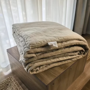 汉麻抗菌被子｜纯雨露麻单双人填充罗布麻春秋冬被夏凉空调被透气