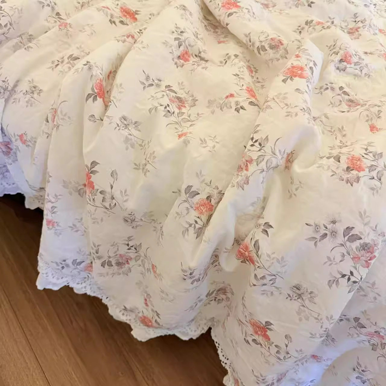 汉麻玫瑰蕾丝四季被抑菌夏凉被