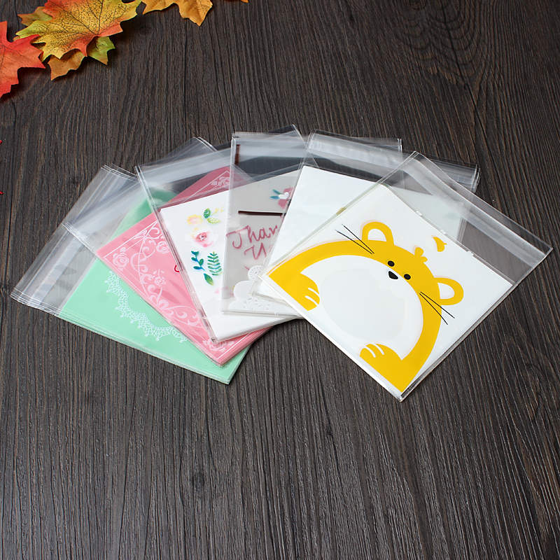 【100只】饼干自粘袋曲奇点心