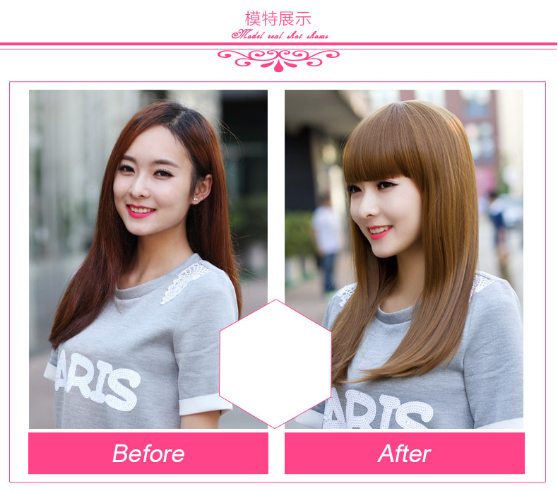 Perruque OTHER   Long cheveux raides - Ref 2608677 Image 4