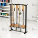 超市拖把扫把展示架挂拖布货架五金店收纳放扫帚移动陈列置物架子