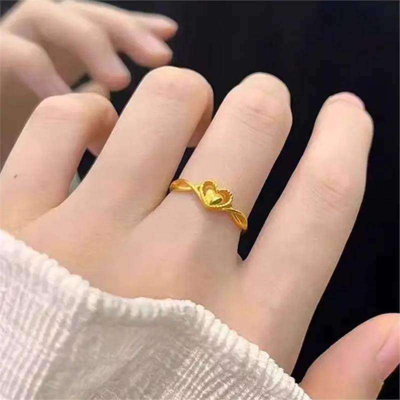 合金婚庆饰品 女气质可调节戒指时尚简约小众可爱ins百搭指环素款,饰品/流行首饰/时尚饰品新,其它首饰,淘宝优惠券,粉丝福利购,淘宝优惠卷