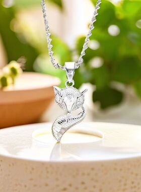 新款狐狸项链女士简约百搭