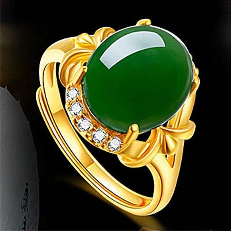 正宗越南沙金色女网红沙金圆绿活