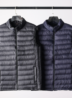 秋冬bi入榜！出口的单子！秋冬男士外穿内搭立领棉马甲C3602