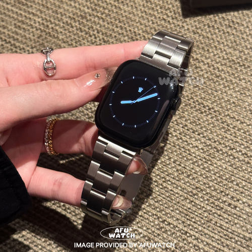 银盐哑光钢带适用苹果手表iwatch