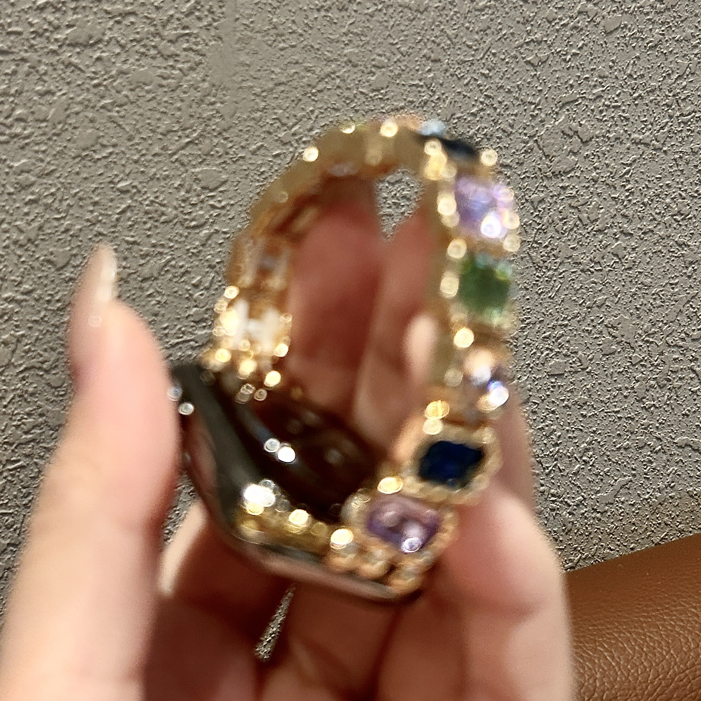 金属镶钻方糖适用iwatch苹果表带