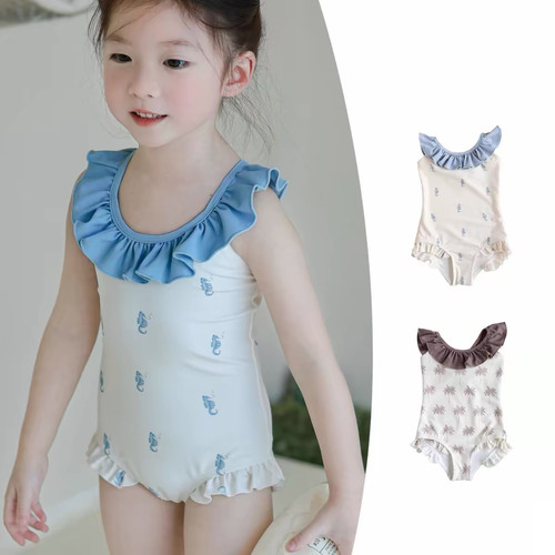 女童2026新款连体泳衣公主风