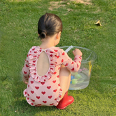 防晒速干专业泳装 女童连体泳衣新款 儿童长袖 宝宝温泉度假游泳衣潮