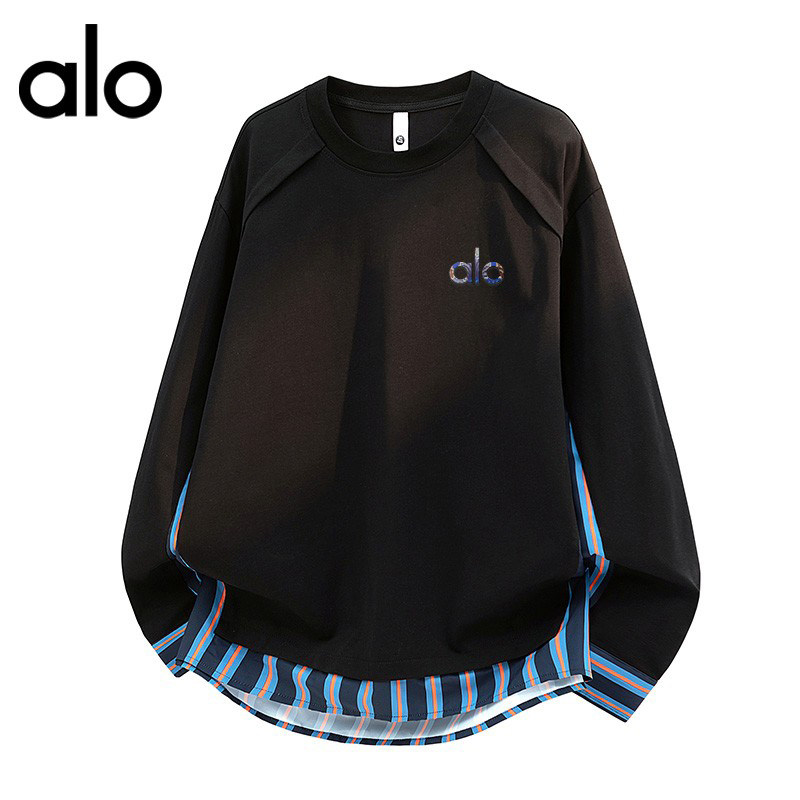 官方奥特莱斯品牌折扣情侣2026春季设计感圆领拼接宽松休闲卫衣,男装,大码上装,淘宝优惠券,粉丝福利购,淘宝优惠卷