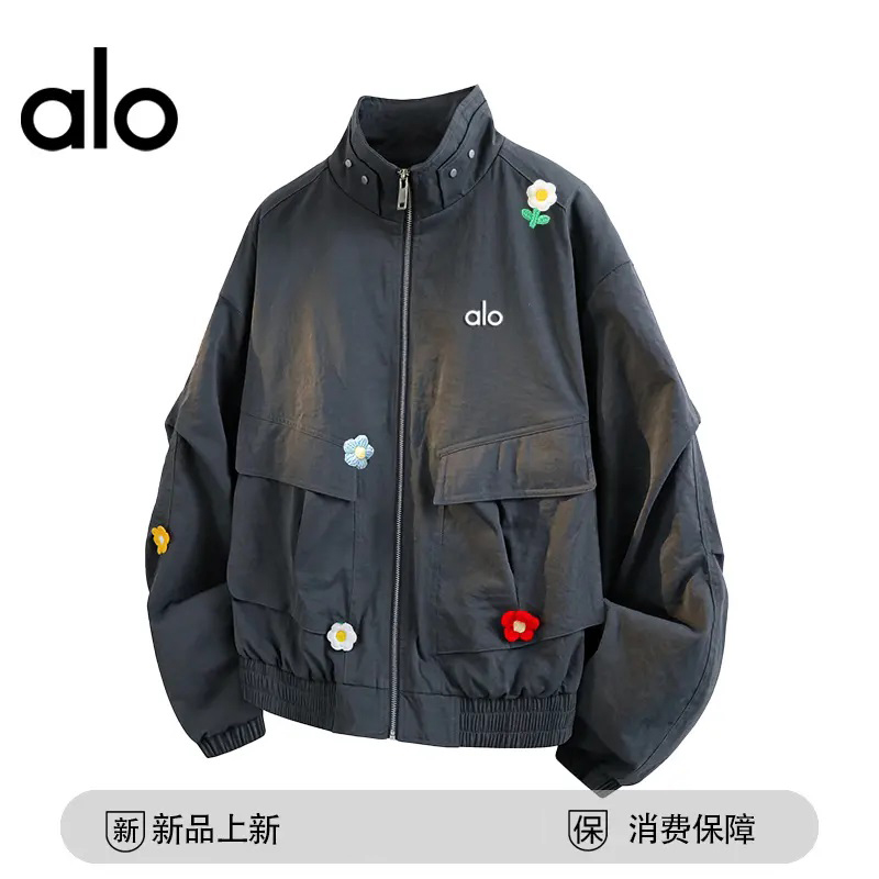 官方奥特莱斯】品牌折扣 秋季潮流男美式休闲宽松印花百搭夹克