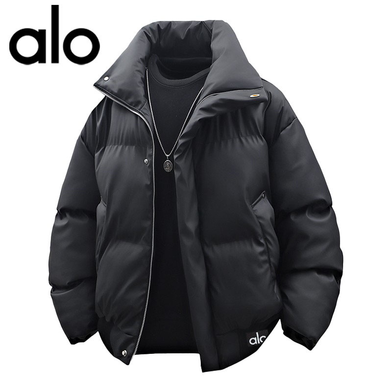 官方奥特莱斯】alo潮牌 秋冬季立领防风保暖棉衣男士百搭休闲棉服