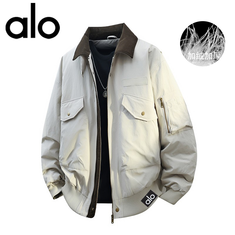 官方奥特莱斯】品牌折扣 冬季潮流工装翻领加绒保暖休闲男羽绒服