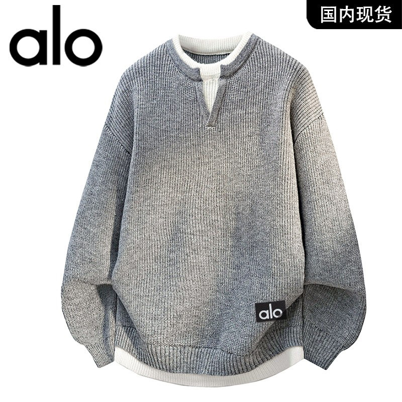 官方奥特莱斯品牌折扣 冬季简约纯色假两件男休闲户外保暖毛衣,男装,大码上装,淘宝优惠券,粉丝福利购,淘宝优惠卷