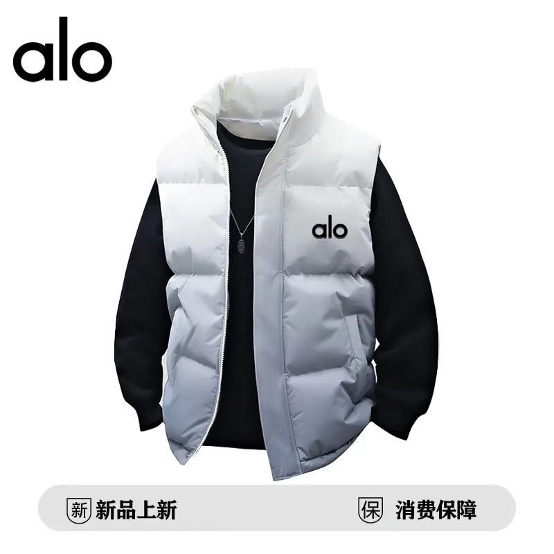 官方奥特莱斯】alo潮牌 马甲男士秋冬季加厚保暖休闲马夹坎肩外套