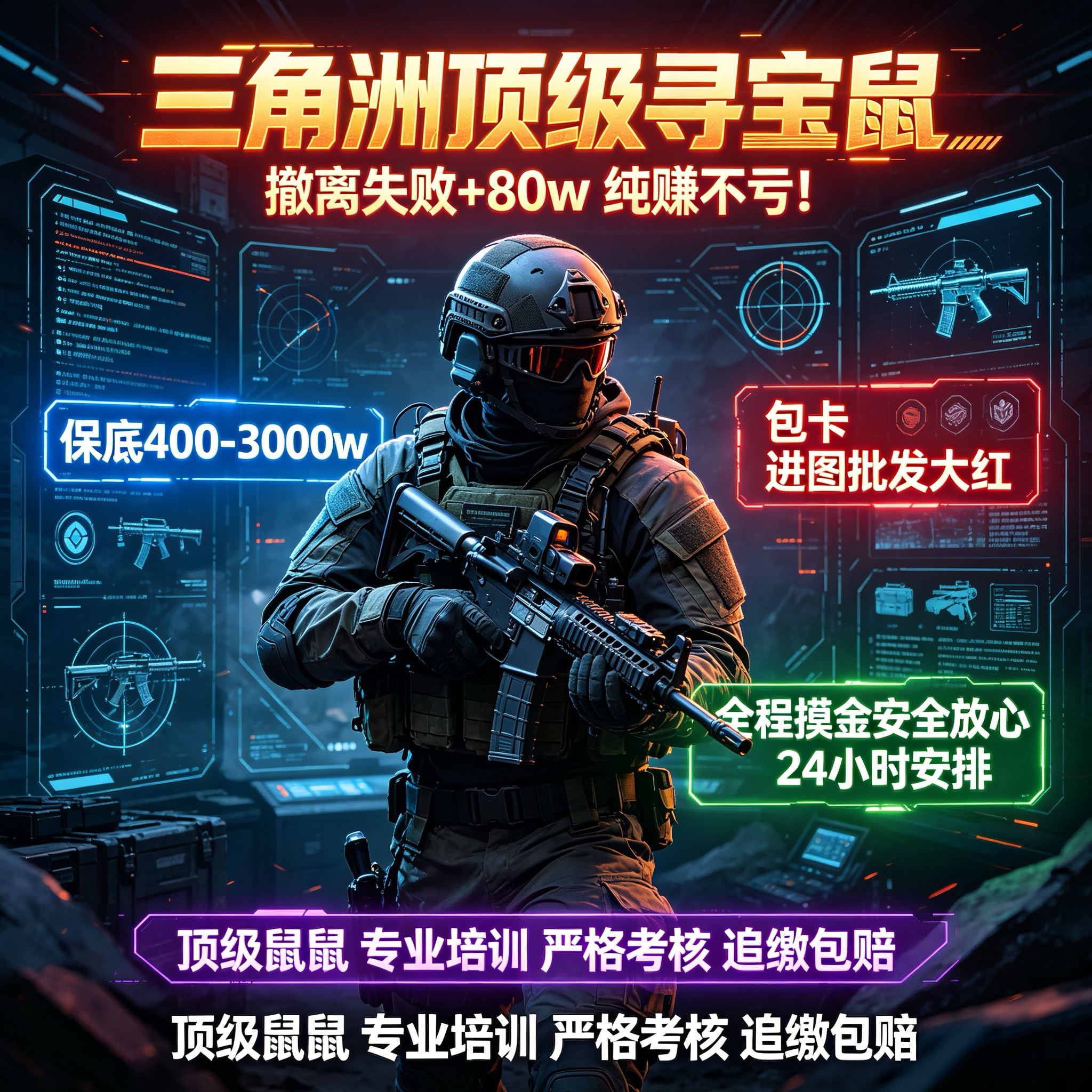 三角洲行动寻宝陪玩搜非洲之心红图片