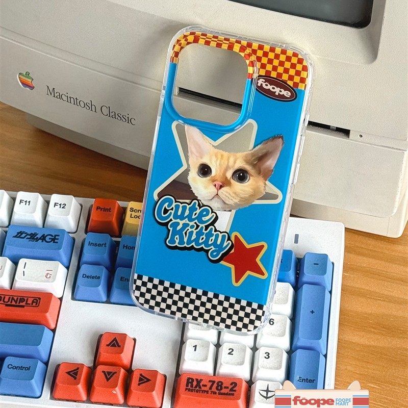 FOOPE 宠物定制周边原创设计imd双层手机壳质感猫咪狗狗创意礼物