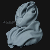 仿羊绒纯色围巾披巾 高冷雾霾蓝软糯秋冬薄款 拒绝掉毛 不接地气