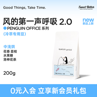 [风的第一声呼吸 2.0]夏季推荐冷萃冷泡专用精品冰手冲咖啡豆200g