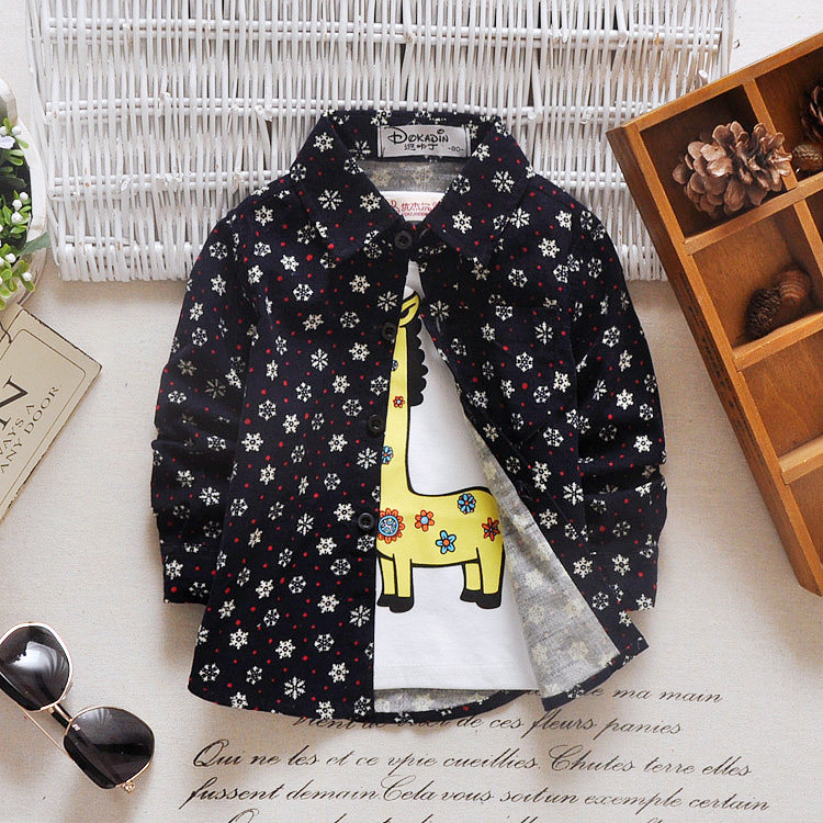 Chemise garcon à manche longue - Ref 2073669 Image 1