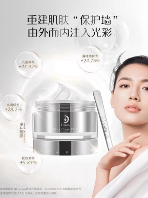 日本Luara涂抹面膜保湿淡化补水复合神经酰胺修复面膜肌肤