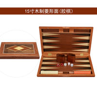 Imperial Sage Backgammon 11/13/15/17/19 inch Wooden Backgammon Board Game Set thumbnail 6