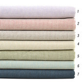 娃衣布料手工DIY T30C70磨绒衬衫 复古微磨毛细条纹面料 41113