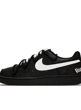 【定制球鞋】Nike Court Vision 天使断翼 泼溅 黑白