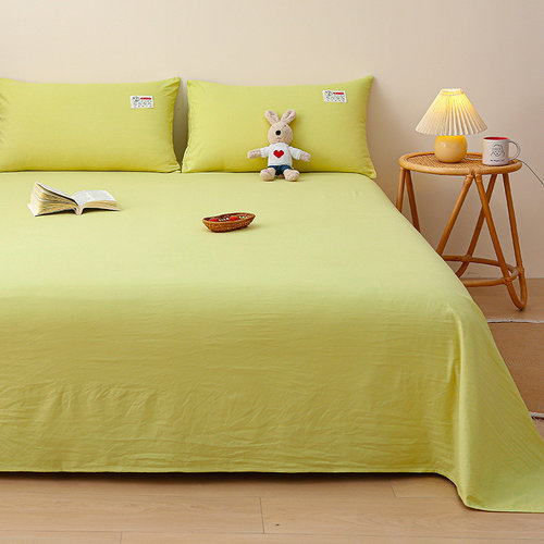 A类水洗棉床单单件全棉纯棉被单