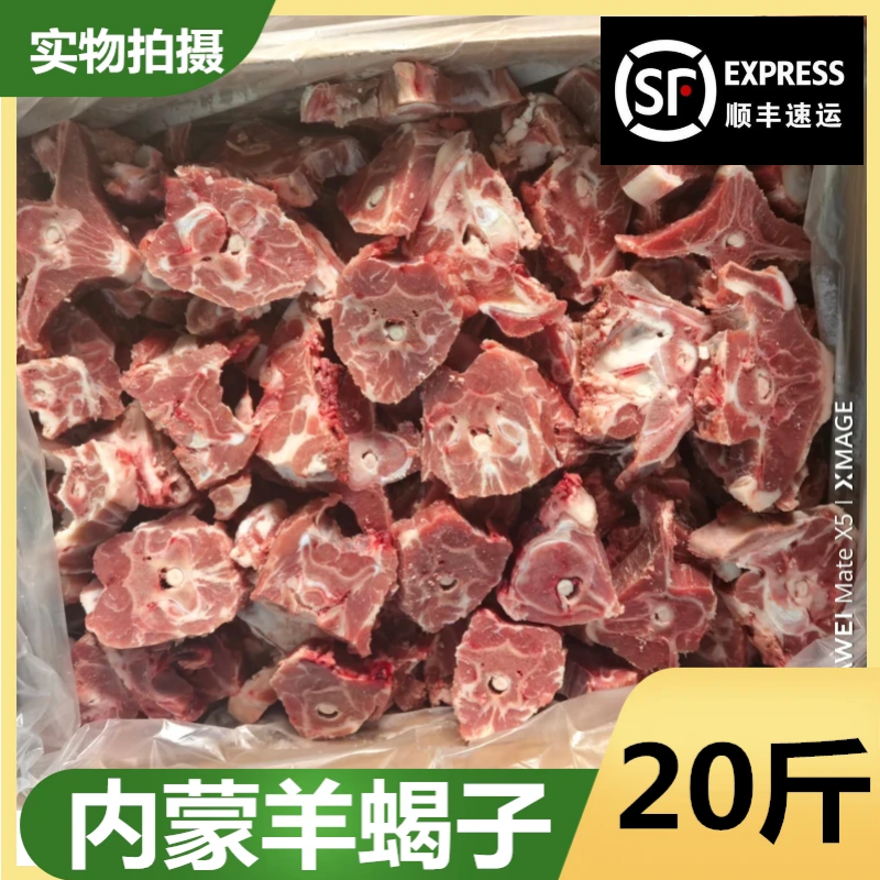 内蒙古羊蝎子新鲜带肉生鲜羊脊骨头多肉火锅10斤非即食批发商用