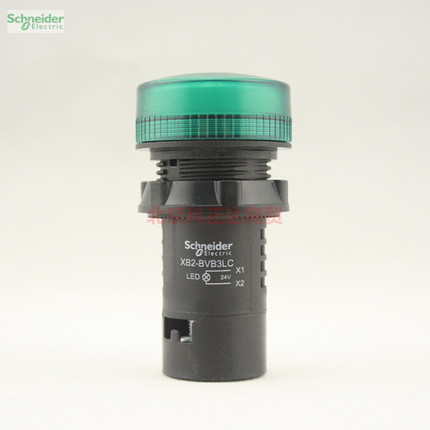 施耐德 绿色LED指示灯AC/DC24V 信号灯XB2BVB3LC XB2-BVB3LC
