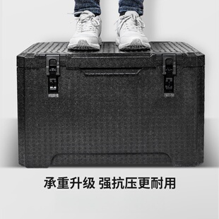 高强硬度EPP泡沫箱能坐人超轻便高密度可做钓鱼箱   38升/53升